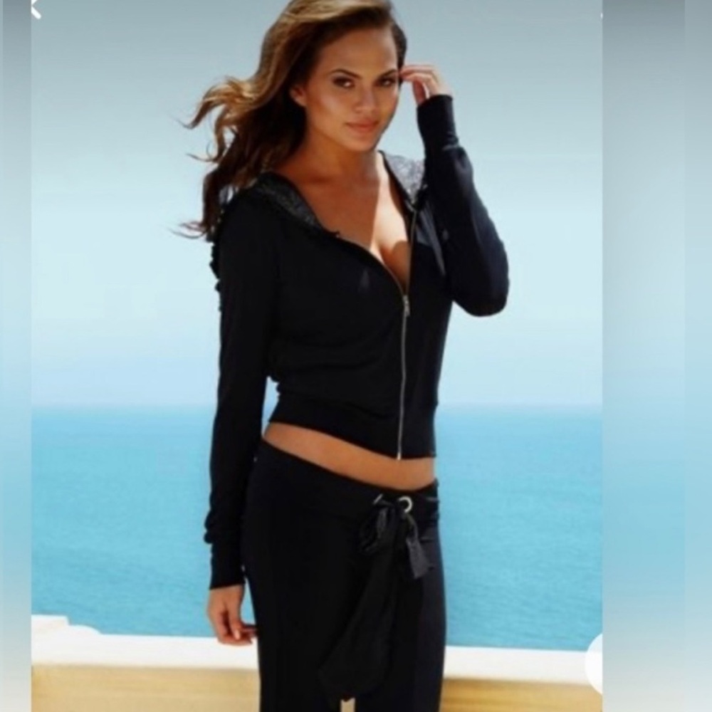 Beach Bunny lace sequin velour tracksuit babe XS S Small